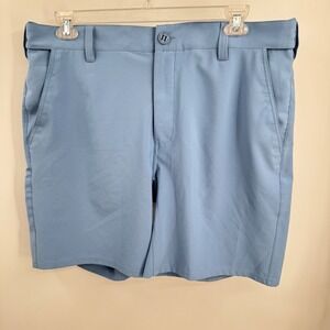 NEW Huk Mens Pursuit 8.5" Shorts Blue Fishing Performance Outdoor Hiking Size XL